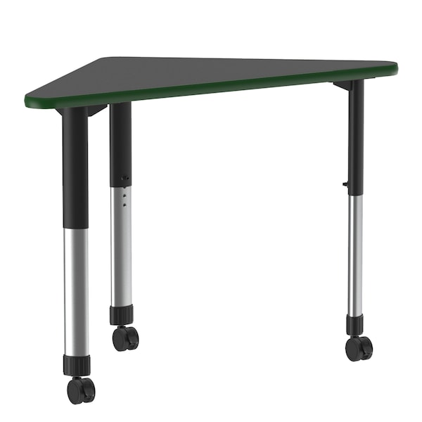 HPL Collaborative Desk - Casters - Wing
